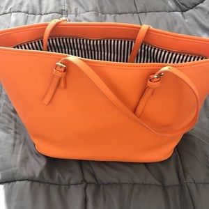 Charming Charlie nautical chic orange/red purse